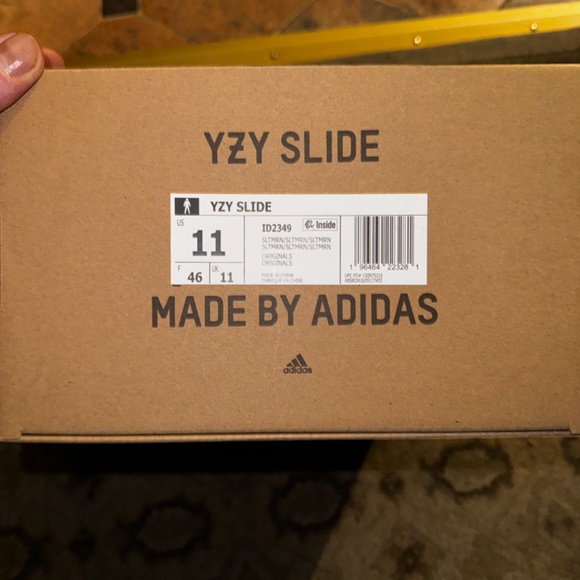 Yeezy sides size 11 tealish dark grey main image 4